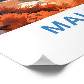 Mallorca Spanje Reisprint Poster (Hoek)