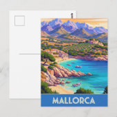 Mallorca Spanje Reizen Briefkaart (Voorkant / Achterkant)