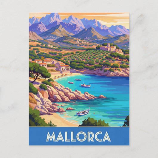 Mallorca Spanje Reizen Briefkaart (Voorkant)