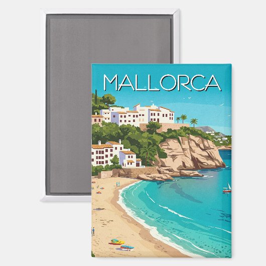 Mallorca Spanje Reizen  Magneet (Voorkant / Achterkant)