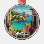 Mallorca Spanje Reizen Metalen Ornament (Voorkant)