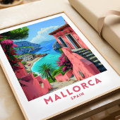 Mallorca Spanje Reizen Print Poster Wandkunst