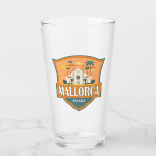 Mallorca Spanje Reizen Retro Badge Glas