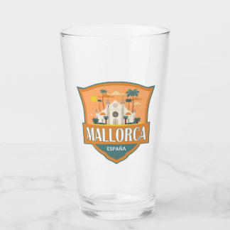 Mallorca Spanje Reizen Retro Badge Glas
