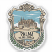 Mallorca Spanje Reizen Sticker (Voorkant)