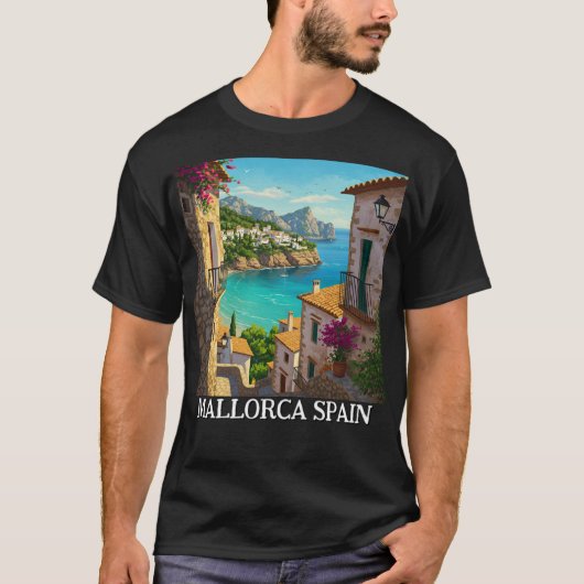 Mallorca Spanje Reizen T-shirt (Voorkant)