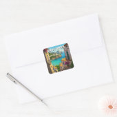 Mallorca Spanje Reizen Vierkante Sticker (Envelop)