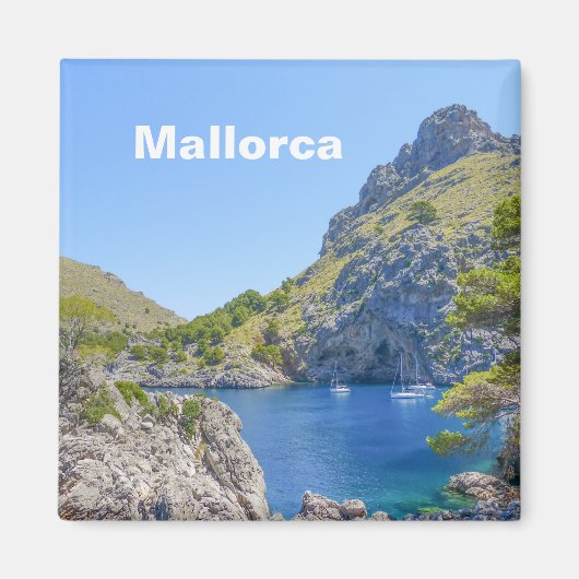 Mallorca, Spanje Sa Calobra Souvenir Magneet (Voorkant)