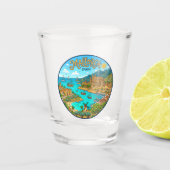Mallorca Spanje Shot Glas (Voorkant)