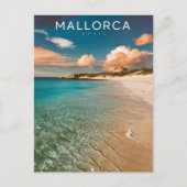 Mallorca, Spanje Strandreizen Briefkaart (Voorkant)