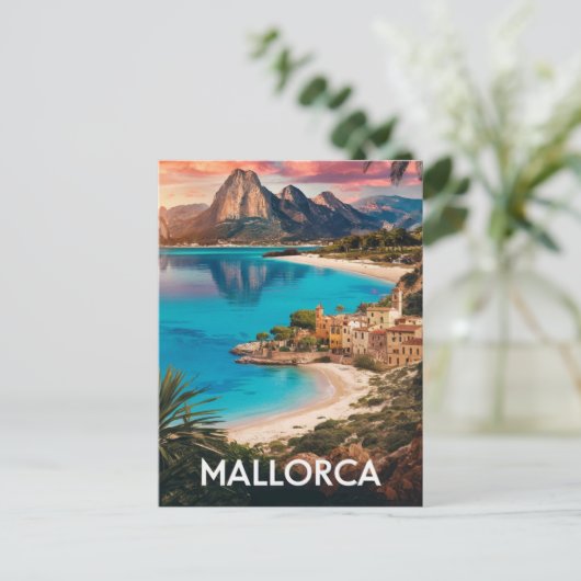Mallorca, Spanje Strandreizen Briefkaart (Staand voorkant)