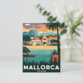 Mallorca, Spanje Strandstylist Briefkaart (Staand voorkant)