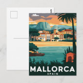 Mallorca, Spanje Strandstylist Briefkaart (Voorkant / Achterkant)