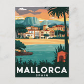 Mallorca, Spanje Strandstylist Briefkaart (Voorkant)