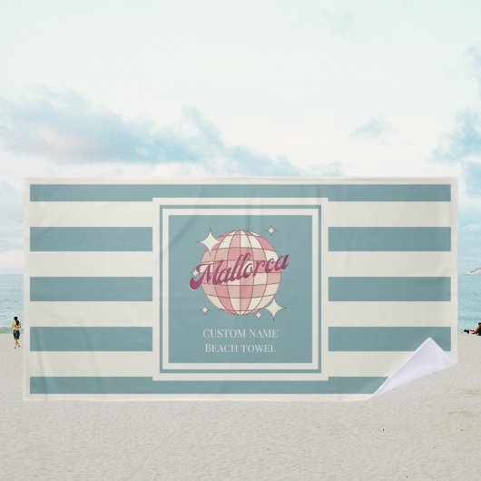 Mallorca Spanje vakantienaam Beach Towel Strandlaken