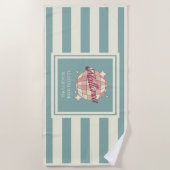 Mallorca Spanje vakantienaam Beach Towel Strandlaken (Voorkant)