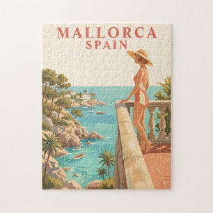 Mallorca Spanje Vintage Reis Puzzel