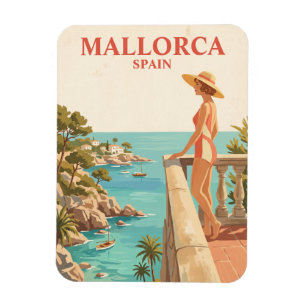 Mallorca Spanje Vintage Reis Spaanse Kust Magneet