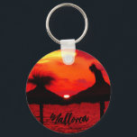 Mallorca Sunset at the Zee Souvenir Sleutelhanger<br><div class="desc">Fotografie van een prachtige zonsondergang op het zee,  genomen op het Spaanse eiland Mallorca in het mediterrane Zee in Europa.</div>