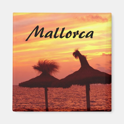 Mallorca Sunset Souvenir Magneet (Voorkant)