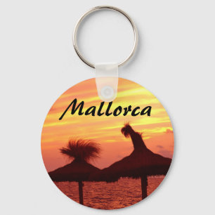Mallorca Sunset Travel Photo Souvenir Sleutelhanger