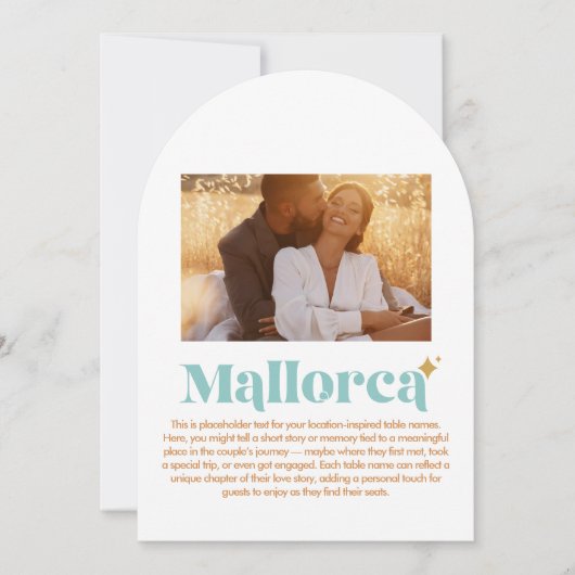 MALLORCA Tafelnummer (Voorkant)