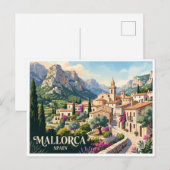 Mallorca Valldemossa Spanje Briefkaart (Voorkant / Achterkant)