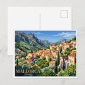 Mallorca Valldemossa Spanje Briefkaart (Voorkant / Achterkant)