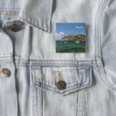 Mallorca Vierkante Button 5,1 Cm (In situ)