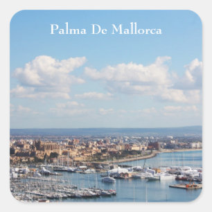 Mallorca Vierkante Sticker