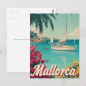Mallorca vintage briefkaart (Voorkant / Achterkant)