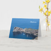 Mallorca Wenskaart Kaart (Gele Bloem)