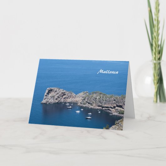 Mallorca Wenskaart Kaart (Voorkant)