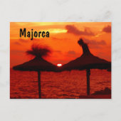 Mallorca zonsondergang - Briefkaart (Voorkant)