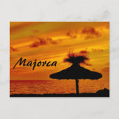 Mallorca zonsondergang - Briefkaart (Voorkant)