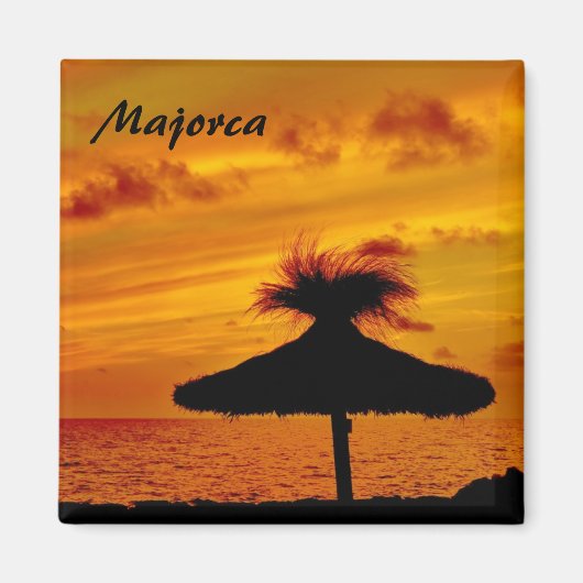 Mallorca Zonsondergang - Magnet (Voorkant)