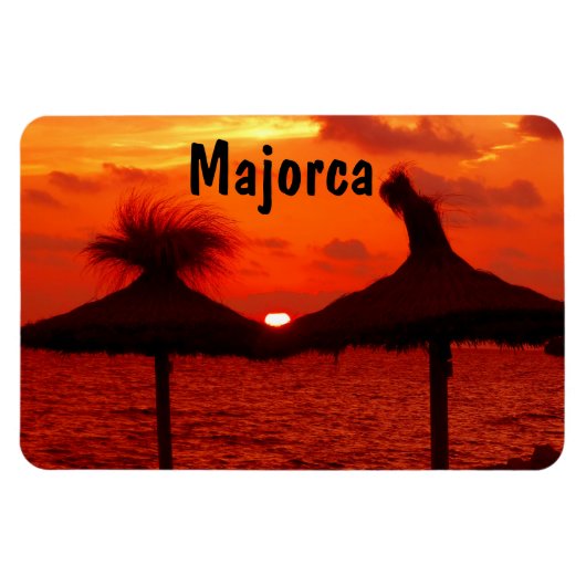 Mallorca Zonsondergang - Magnet Magneet (Horizontaal)