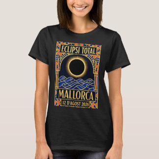 Mallorca Zonsverduistering 2026 - Catalaans Modern T-shirt