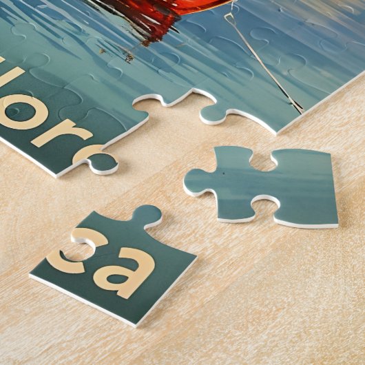 Mallorcaanse kustcharme  Briefkaart Legpuzzel (Zijkant)