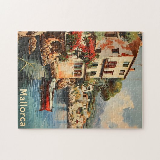 Mallorcaanse kustcharme  Briefkaart Legpuzzel (Horizontaal)