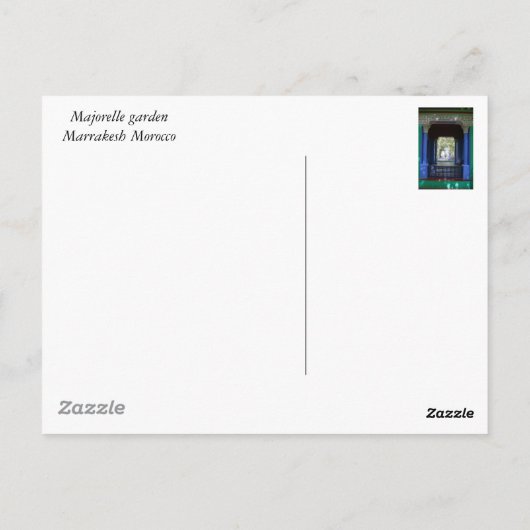 Mallorelle tuin briefkaart (Achterkant)