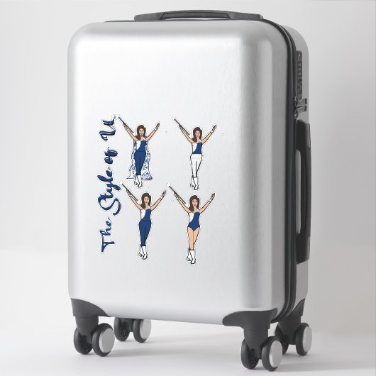 Mallorette Sparkle Stickers (Azul Spark) (Koffer)