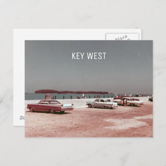 Mallory Dock Key West 1960s  Briefkaart (Voorkant / Achterkant)