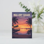Mallory Square Florida Briefkaart (Staand voorkant)