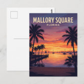 Mallory Square Florida Briefkaart (Voorkant / Achterkant)