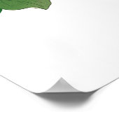 Mallow bloem,  Japanse kunst Poster (Hoek)