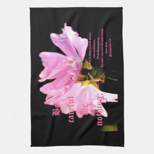 Mallow Boeket Filippijnen 4:6 Theedoek (Verticaal)