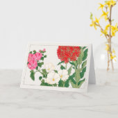 Mallow, Centranthus door Tanigami Konan Kaart (Gele Bloem)