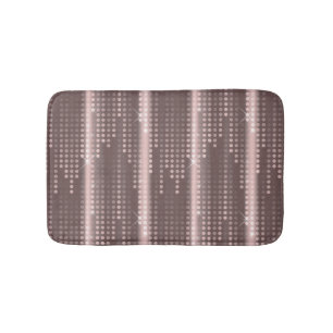 Mallow Gray Roos Gold polka dots matrix Badmat