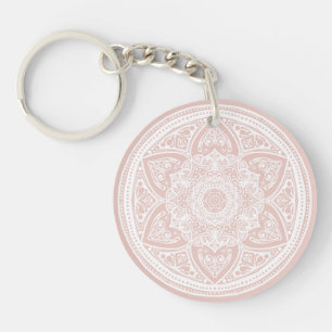 Mallow Mandala Sleutelhanger